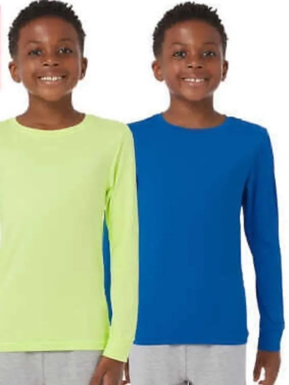 32 Degrees Cool Youth Medium Long Sleeve Shirts set- Blue, yellow , Light Blue